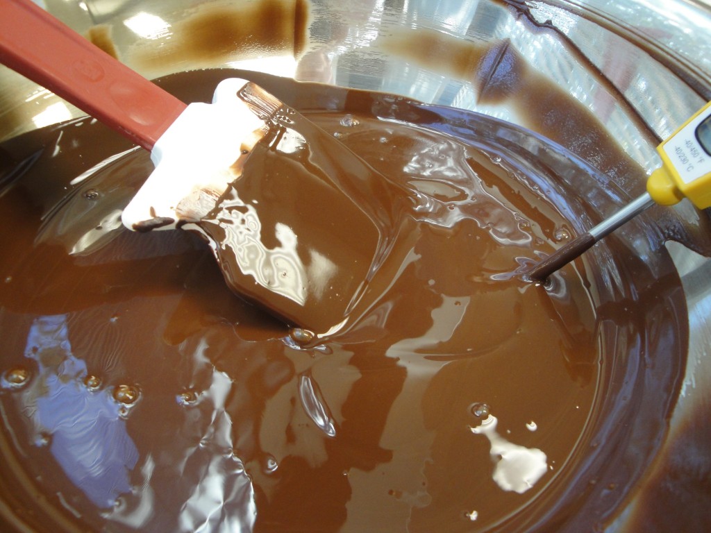 tempering chocolate